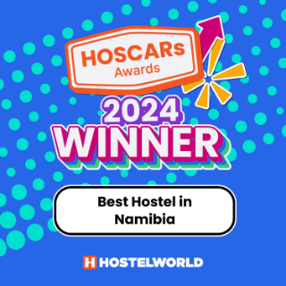 ParadiseGarden hat den H-Oscar für bestes Hostel in Namibia gewonnen
